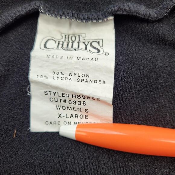 Hot Chillys Salsa Black Performance Jacket Form Fit Chili Pepper Zipper Pull XL - Picture 4 of 4